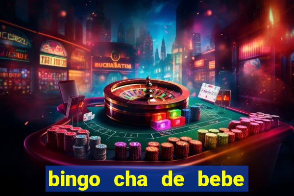 bingo cha de bebe cartelas para imprimir